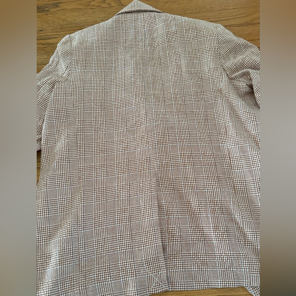 🏷️ BNWT Free People ‘Bowie’ Blazer (Ivory Combo) - Picture 6 of 13